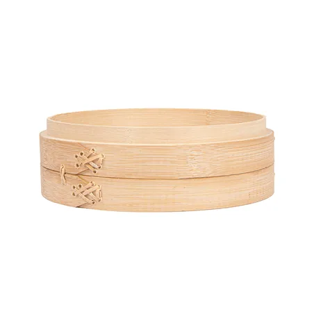 RÉCIPIENTS MAXI DIM-SUN BAMBOO  Ø 20x6 CM NATUREL BAMBOU (4 UNITÉ)