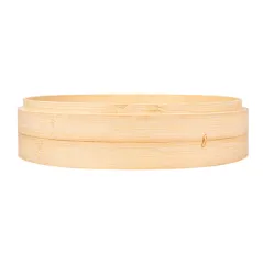 RÉCIPIENTS MAXI DIM-SUM BAMBOO Ø 30x6 CM NATUREL BAMBOU (4 UNITÉ)