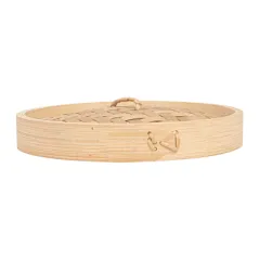 COUVERCLES MAXI DIM-SUM BAMBOO Ø 20x3 CM NATUREL BAMBOU (4 UNITÉ)
