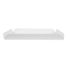 CARRÉS RAINÉS   15x15+2 CM BLANC CARTON (250 UNITÉ)