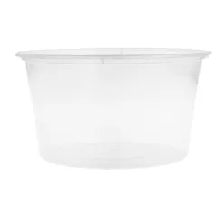 RÉCIPIENTS INJECTÉS MICRO-ONDABLES  475 ML Ø 11,5x6,5 CM TRANSPARENT PP (500 UNITÉ)
