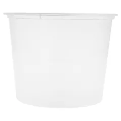 RÉCIPIENTS INJECTÉS MICRO-ONDABLES  600 ML Ø 11,5x8,5 CM TRANSPARENT PP (500 UNITÉ)