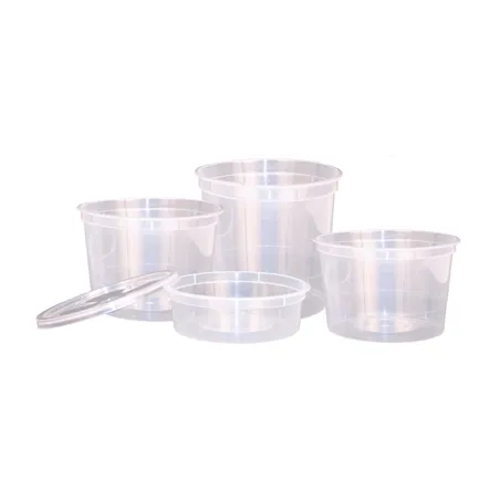 COUVERCLES POUR POTS 184.04/05/06/07/12   Ø 12 CM TRANSPARENT PP (500 UNITÉ)