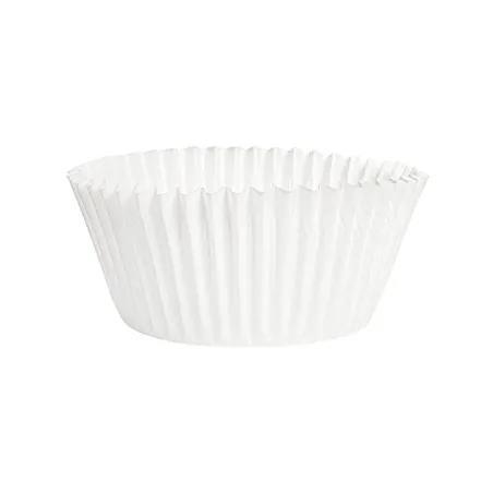 CAPSULES PETIT FOURS  50 G/M2 Ø 2,4x2 CM BLANC PARCH.INGRAISSABLE (500 UNITÉ)