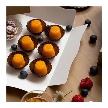CAPSULES PETIT FOURS  50 G/M2 Ø 2,4x2 CM CACAO PARCH.INGRAISSABLE (500 UNITÉ)