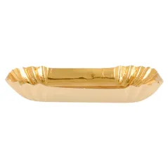 MINI PLATEAUX  325 G/M2 6,5x6,5 CM OR CARTON (100 UNITÉ)