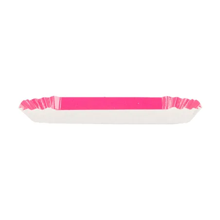 MINI PLATEAUX  325 G/M2 4x8 CM FUCHSIA CARTON (100 UNITÉ)