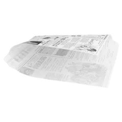 PAPIER INGRAISSABLES OUVERT 2 CÔTÉS 'TIMES' 35 G/M2 16x16,5 CM BLANC PARCH.INGRAISSABLE (500 UNITÉ)