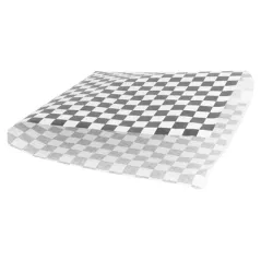 PAPIER INGRAISSABLES OUVERT 2 CÔTÉS 'BLACK FITIPALDI' 32 G/M2 17x18 CM BLANC PARCH.INGRAISSABLE (500 UNITÉ)