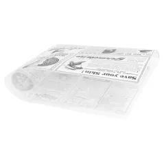 PAPIER INGRAISSABLES OUVERT 2 CÔTÉS 'TIMES' 35 G/M2 17x18 CM BLANC PARCH.INGRAISSABLE (500 UNITÉ)