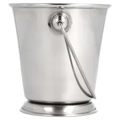 MINI SEAUX ARTINOX  Ø 9x9 CM ARGENTE INOX (12 UNITÉ)