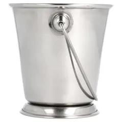MINI SEAUX ARTINOX  Ø 7x7 CM ARGENTE INOX (12 UNITÉ)