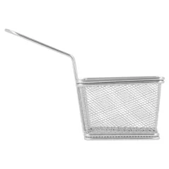 MINI FRITEUSES 1 PORTION ARTINOX  10x7,8x7 CM ARGENTE INOX (6 UNITÉ)