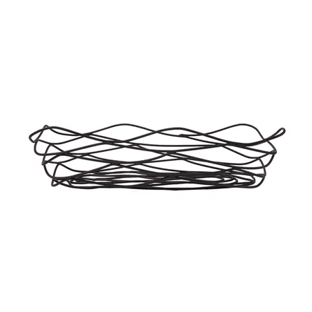 BASKET RECTANGULAIRE ARTINOX  25,5x12,5x6 CM NOIR ACIER (1 UNITÉ)