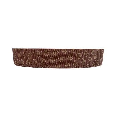 MOULES RONDS CUISSON PÂTISSERIE  145 G/M2 Ø 18,5x3,5 CM MARRON PAPIER (480 UNITÉ)