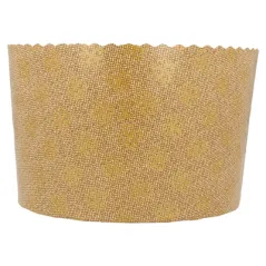 MOULES CUISSON PANETTONE 145 G/M2 Ø 13,4x9,5 CM MARRON CELLULOSE (660 UNITÉ)