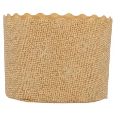 MOULES CUISSON PANETTONE 135 G/M2 Ø 6x4,5 CM MARRON CELLULOSE (2000 UNITÉ)