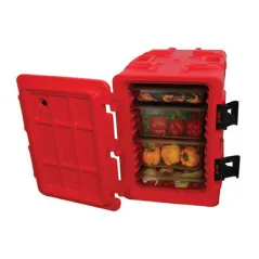 ARMOIRE ISOTHERME  90 L 62x43x64 CM ROUGE PLASTIQUE (1 UNITÉ)