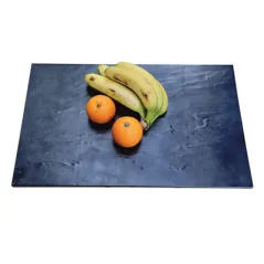 PLATEAUX GN 1/1 IMITATION ARDOISE ASAMI WARE  53x32,5x0,4 CM NOIR MÉLAMINE (6 UNITÉ)