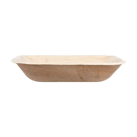 PLATEAUX RECTANGULAIRES ARECA  16x12,5x3 CM NATUREL ARECA (200 UNITÉ)