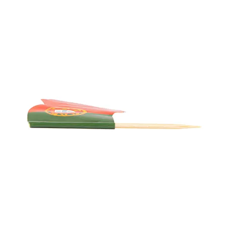 PETITS DRAPEAUX - PORTUGAL   4x3/6,5 CM ASSORTI BOIS (144 UNITÉ)
