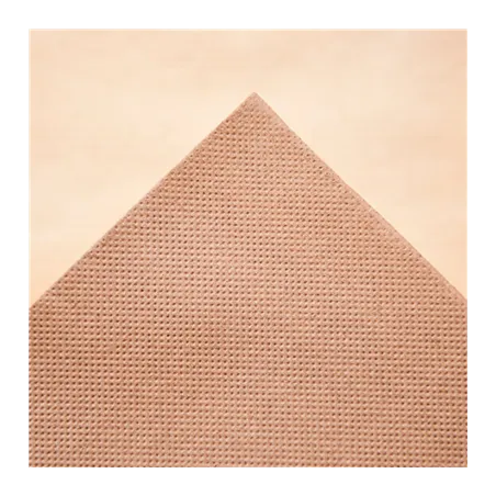 SERVIETTES ECOLABEL DOUBLE POINT  18 G/M2 39x39 CM TAUPE OUATE (1200 UNITÉ)