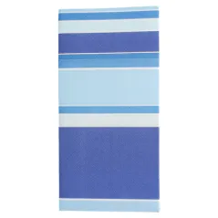 SERVIETTES KANGOUROU 'BAYADÈRES' 55 G/M2 40x40 CM BLEU AIRLAID (700 UNITÉ)