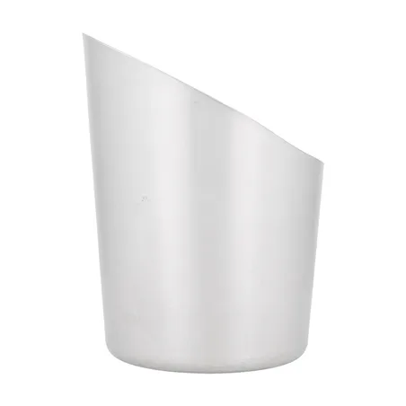 POTS À FRITES TRONQUÉS, LISSES ARTINOX  Ø 8,5x8,5 CM ARGENTE INOX (12 UNITÉ)
