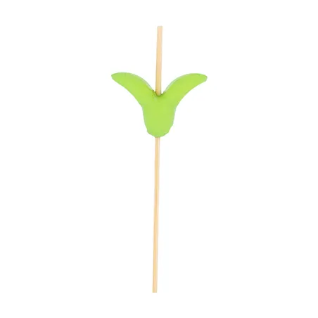 PIQUES "TULIPE" BAMBOO  9 (h) CM NATUREL BAMBOU (100 UNITÉ)