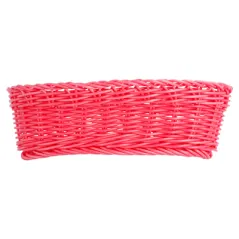 CORBEILLES SIMILAIRE OSIER ALLONGÉES   23x9x8 CM FUCHSIA PP (12 UNITÉ)