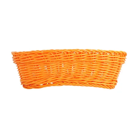 CORBEILLES SIMILAIRE OSIER ALLONGÉES   23x9x8 CM ORANGE PP (12 UNITÉ)