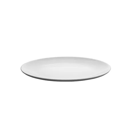 ASSIETTES OVALES ASAMI WARE  23x16 CM BLANC MÉLAMINE (12 UNITÉ)