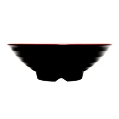 BOLS NOIR/ROUGE ASAMI WARE 2800 ML Ø 29,2x10 CM MÉLAMINE (12 UNITÉ)