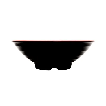BOLS NOIR/ROUGE ASAMI WARE 2800 ML Ø 29,2x10 CM MÉLAMINE (12 UNITÉ)