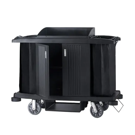 CHARIOT SERVICE DE CHAMBRES, AVEC PORTES