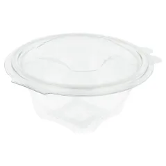 SALADIERS AVEC CHARNIÈRE 500 ML Ø 13,1x8,4 CM TRANSPARENT RPET (600 UNITÉ)