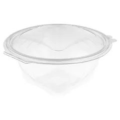 SALADIERS AVEC CHARNIÈRE  1500 ML Ø 18,2x12,1 CM TRANSPARENT RPET (300 UNITÉ)