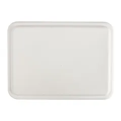 COUVERCLE POUR CODE 194.27 BIONIC  23,8x17,5x1,9 cm BLANC BAGASSE (400 UNITÉ)