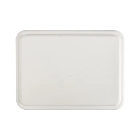 COUVERCLE POUR CODE 194.27 BIONIC  23,8x17,5x1,9 cm BLANC BAGASSE (400 UNITÉ)