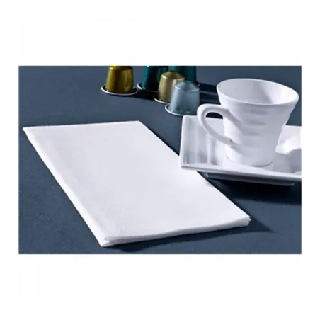 SERVIETTES PLIAGE 1/8  55 G/M2 40x40 CM BLANC AIRLAID (750 UNITÉ)