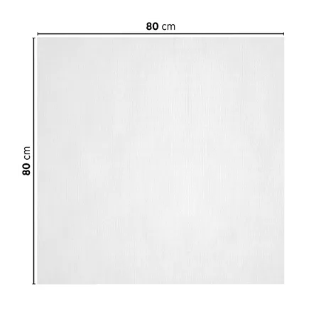 NAPPES PLIAGE M  48 G/M2 80x80 CM BLANC CELLULOSE (200 UNITÉ)