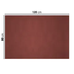 NAPPES PLIAGE M  48 G/M2 80x120 CM BORDEAUX CELLULOSE (200 UNITÉ)