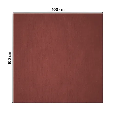 NAPPES PLIAGE M  48 G/M2 100x100 CM BORDEAUX CELLULOSE (200 UNITÉ)