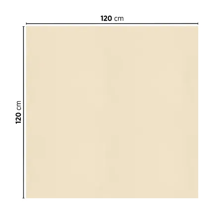 NAPPES PLIAGE M  55 G/M2 120x120 CM IVOIRE AIRLAID (200 UNITÉ)