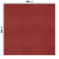 SETS DE TABLE PLIAGE Z SPUNBOND  60 G/M2 100x100 CM BORDEAUX PP (200 UNITÉ)