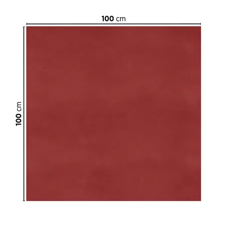 SETS DE TABLE PLIAGE Z SPUNBOND  60 G/M2 100x100 CM BORDEAUX PP (200 UNITÉ)