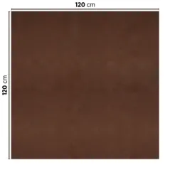 SETS DE TABLE PLIAGE M SPUNBOND  60 G/M2 120x120 CM CHOCOLAT PP (200 UNITÉ)