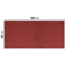 "TÊTE À TÊTE" PLIAGE 1/2 SPUNBOND 60 G/M2 40x100 CM BORDEAUX PP (400 UNITÉ)
