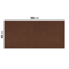 "TÊTE À TÊTE" PLIAGE 1/2 SPUNBOND  60 G/M2 40x100 CM CHOCOLAT PP (400 UNITÉ)