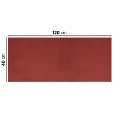 "TÊTE À TÊTE" PLIAGE 1/2 SPUNBOND  60 G/M2 40x120 CM BORDEAUX PP (400 UNITÉ)